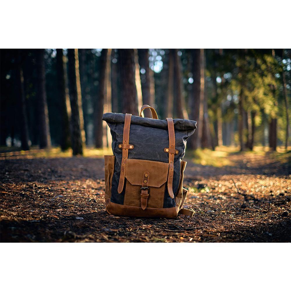 Roll Top Rucksack - Bison Rover